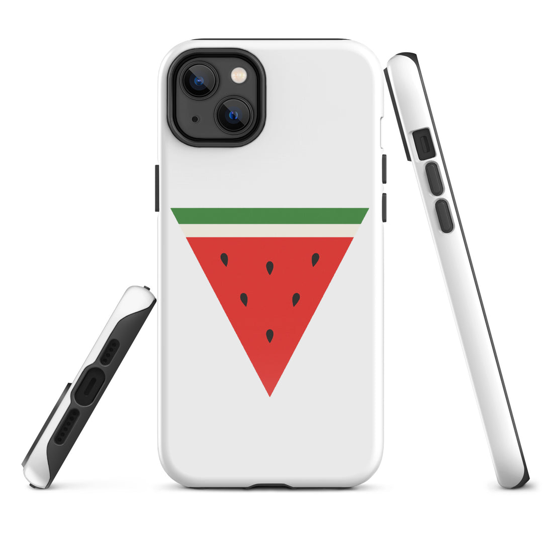 Triangle Watermelon - Tough Case for iPhone®, Glossy iPhone 14 Plus