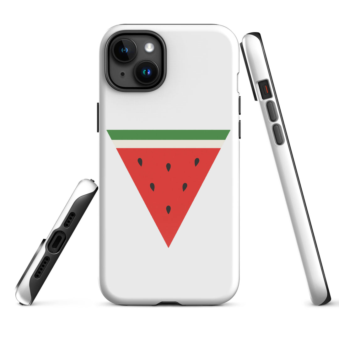 Triangle Watermelon - Tough Case for iPhone®, Glossy iPhone 15 Plus