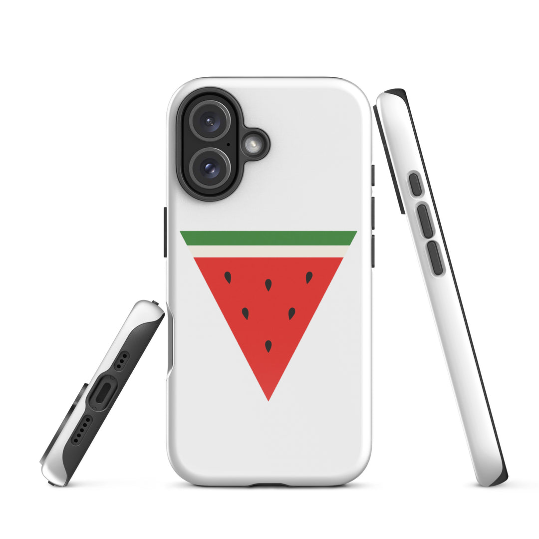 Triangle Watermelon - Tough Case for iPhone®, Glossy iPhone 16