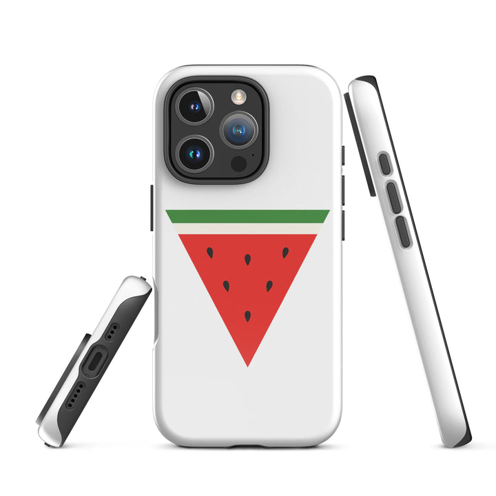 Triangle Watermelon - Tough Case for iPhone®, Glossy iPhone 16 Pro