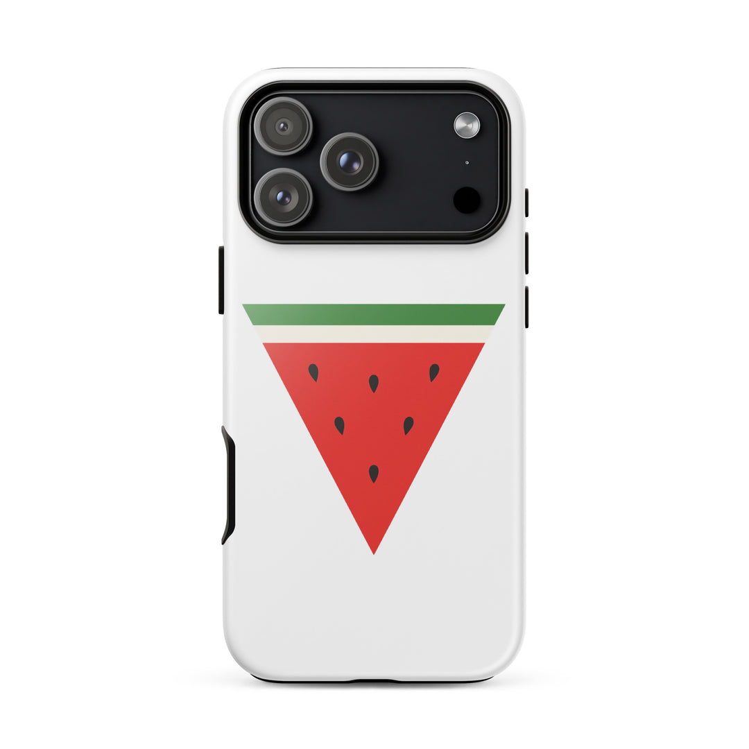 Triangle Watermelon - Tough Case for iPhone®, Glossy iPhone 17 Pro Max