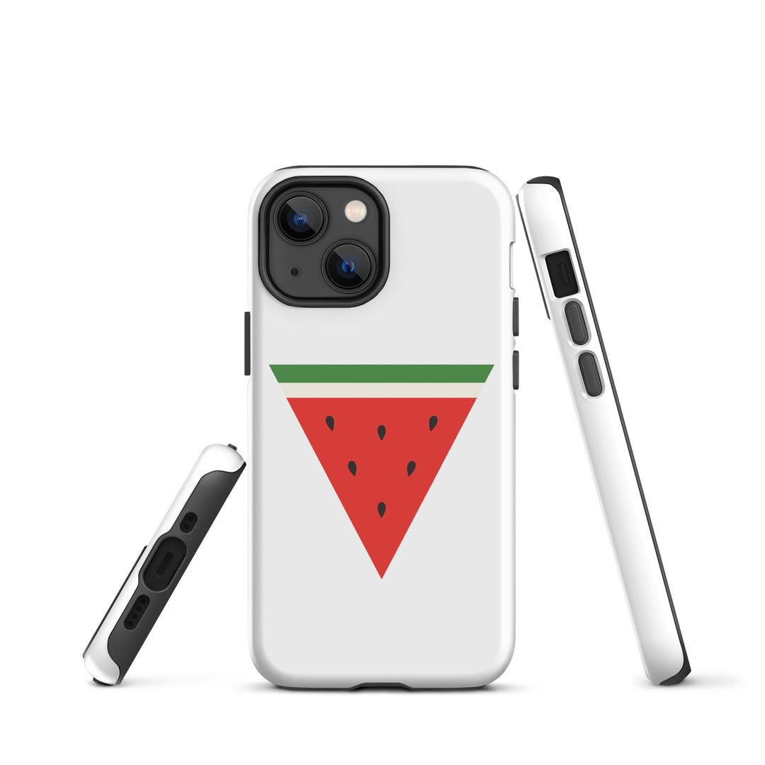 Triangle Watermelon - Tough Case for iPhone®, Matte iPhone 13 Mini
