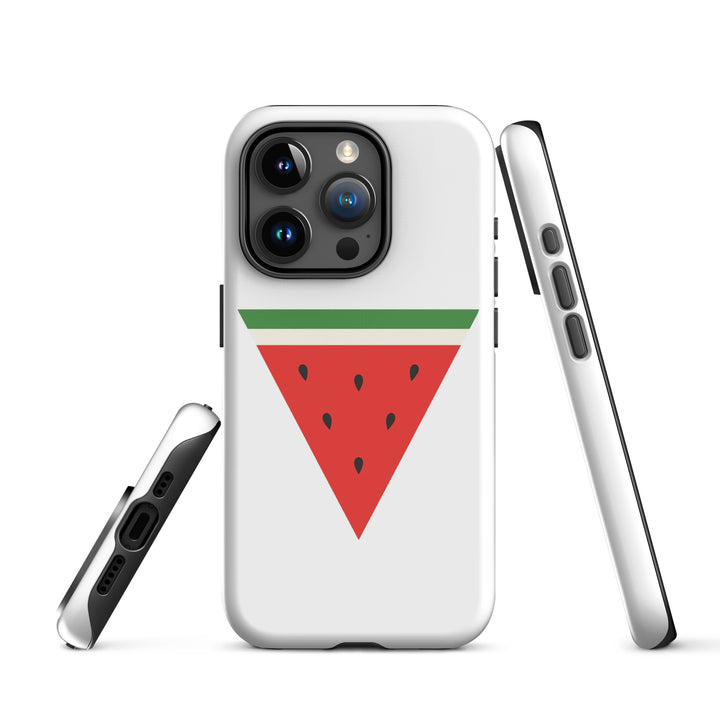 Triangle Watermelon - Tough Case for iPhone®, Matte iPhone 15 Pro
