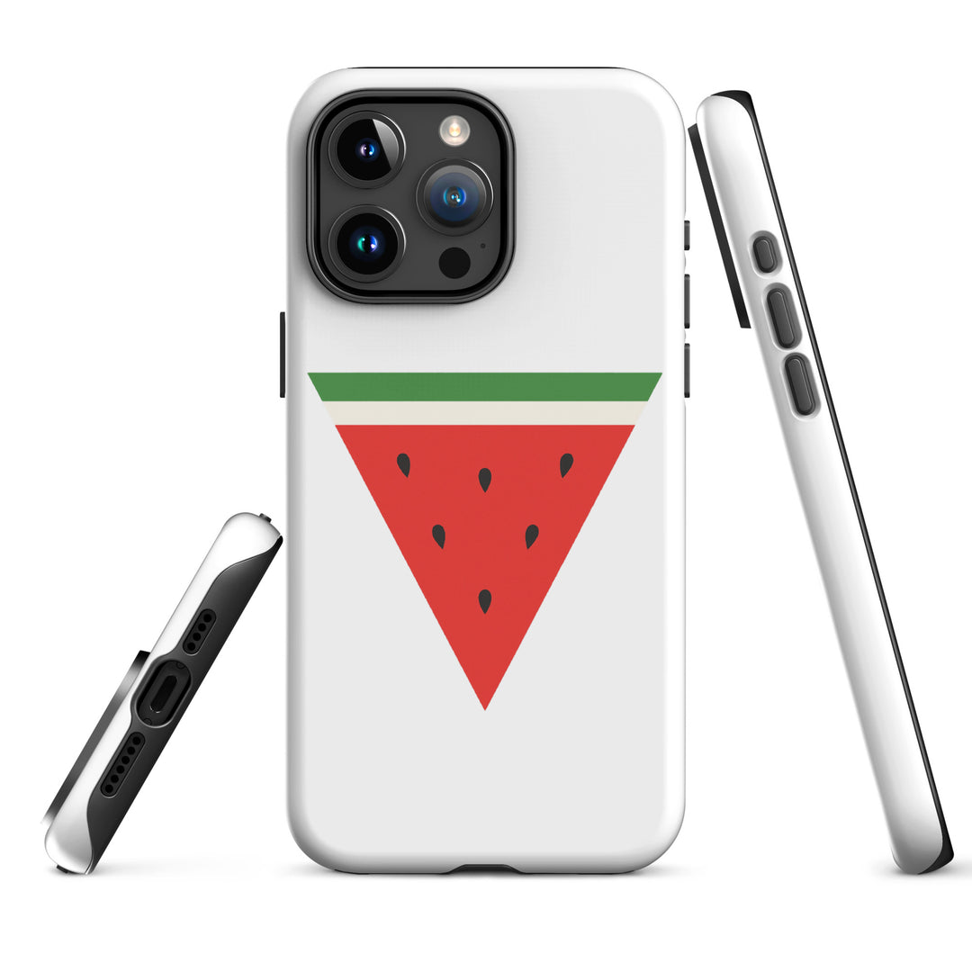 Triangle Watermelon - Tough Case for iPhone®, Matte iPhone 15 Pro Max