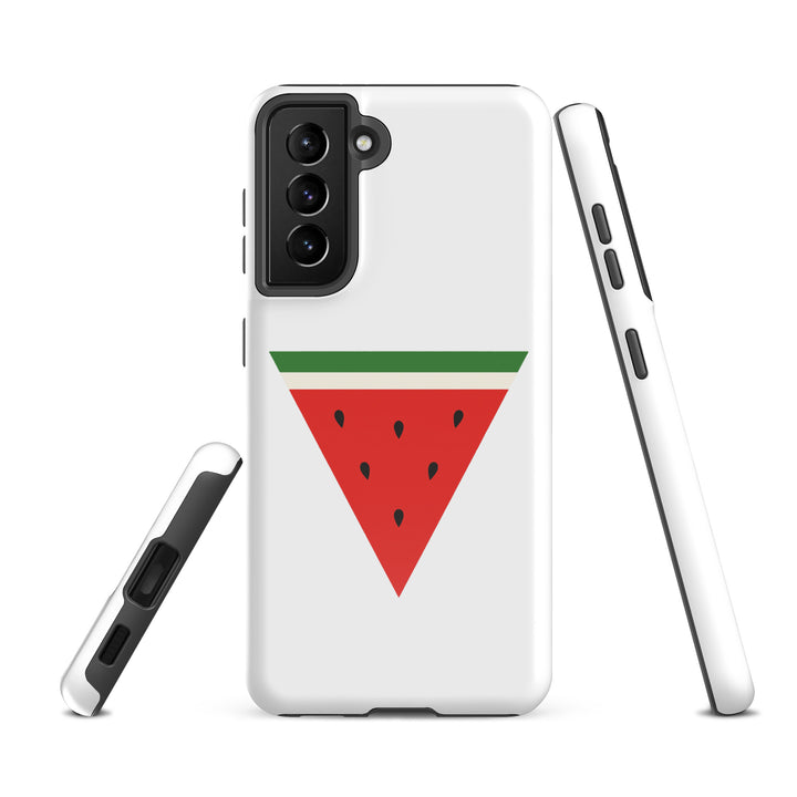 Triangle Watermelon - Tough Case for Samsung®, Samsung Glossy Samsung Galaxy S21 Fe