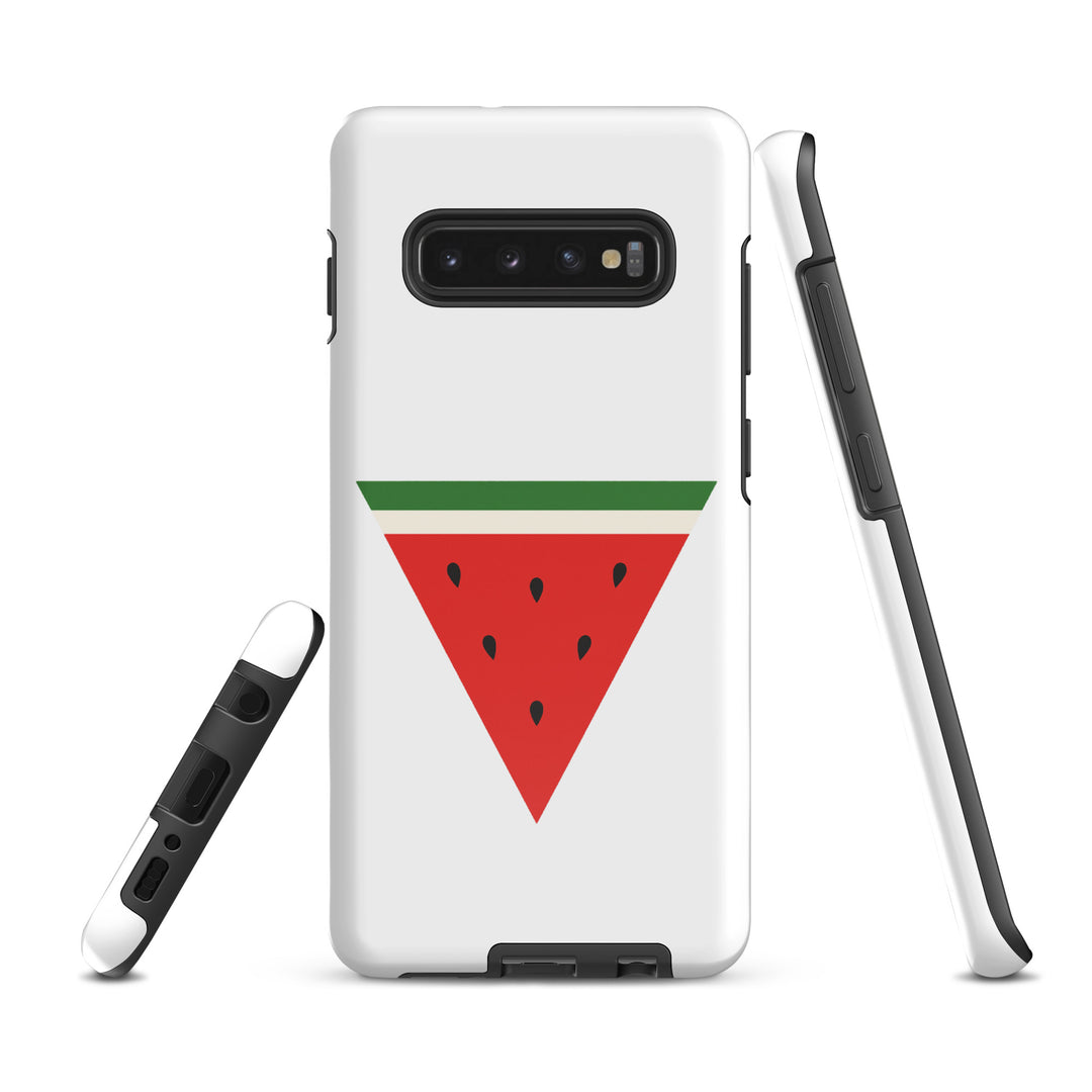 Triangle Watermelon - Tough Case for Samsung®, Samsung Glossy Samsung Galaxy S10 Plus