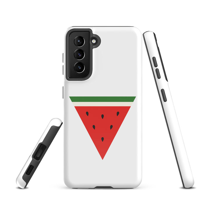Triangle Watermelon - Tough Case for Samsung®, Samsung Glossy Samsung Galaxy S21