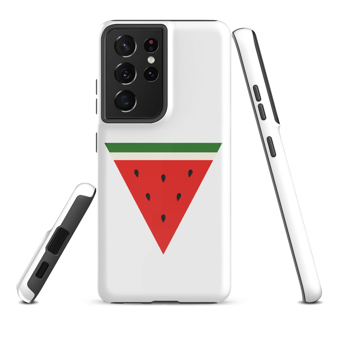 Triangle Watermelon - Tough Case for Samsung®, Samsung Glossy Samsung Galaxy S21 Ultra