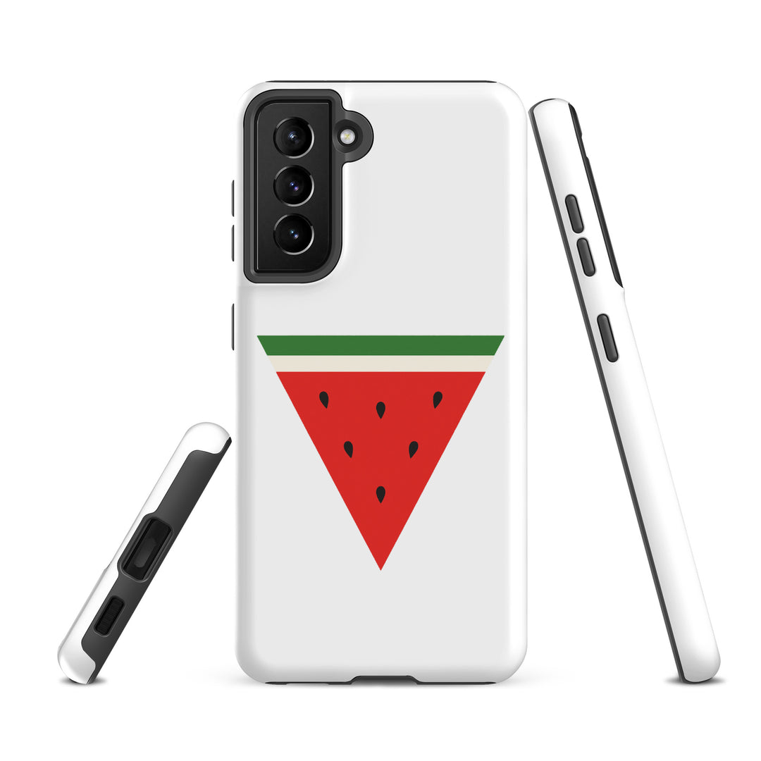 Triangle Watermelon - Tough Case for Samsung®, Samsung Matte Samsung Galaxy S21 Fe