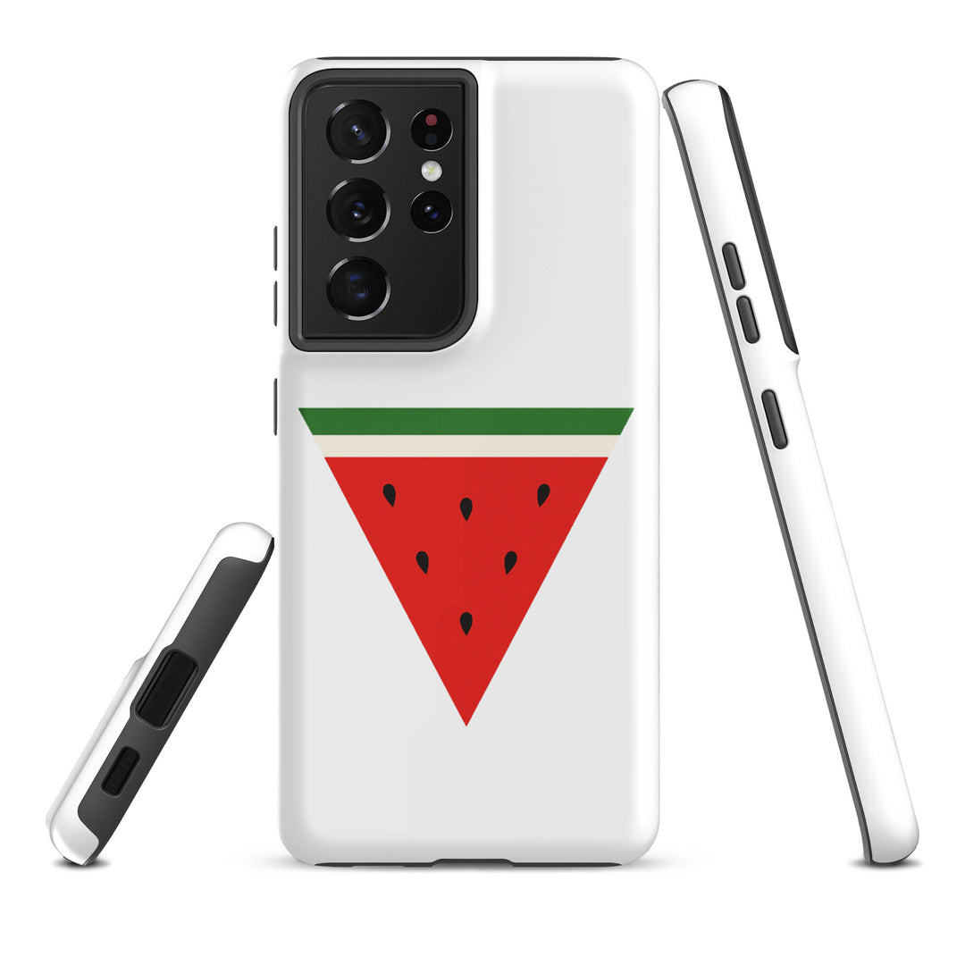 Triangle Watermelon - Tough Case for Samsung®, Samsung Matte Samsung Galaxy S21 Ultra