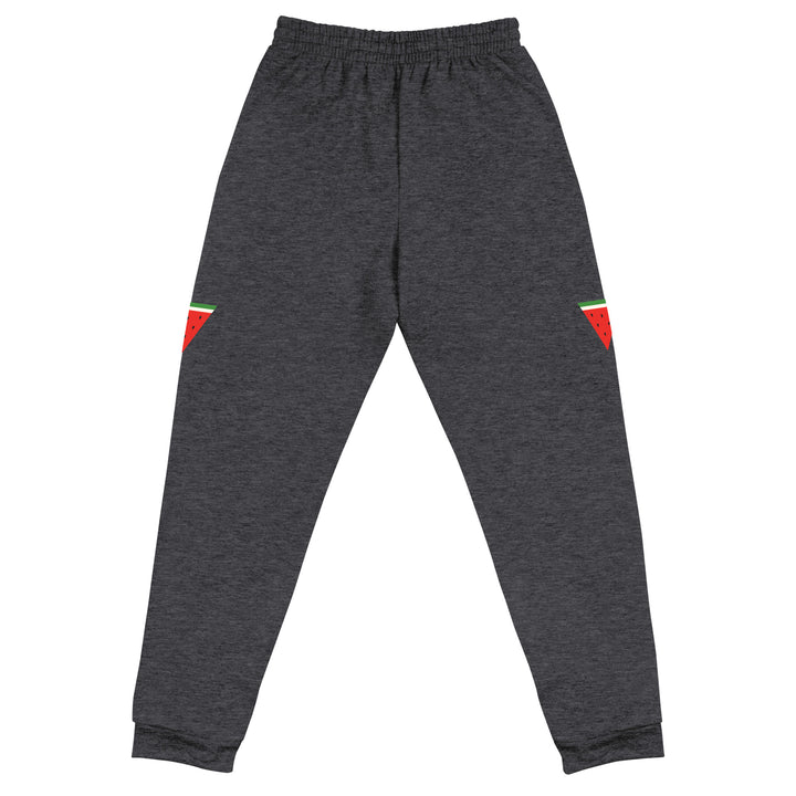 Triangle Watermelon - Women Joggers, Black Heather