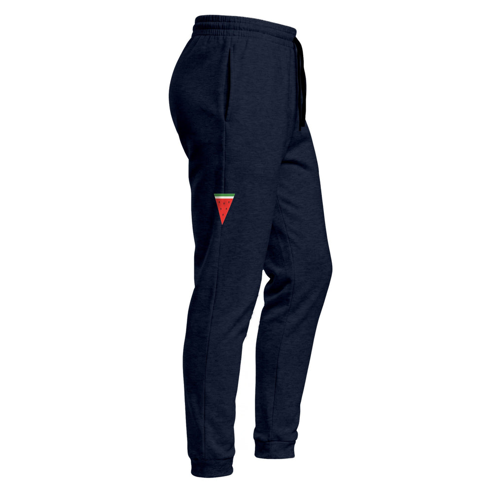 Triangle Watermelon - Women Joggers, J. Navy Right Leg