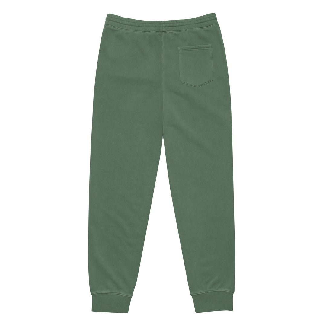 Triangle Watermelon - Women Pigment-Dyed Sweatpants, Pigment Dyed Sweatpants Pigment Alpine Green