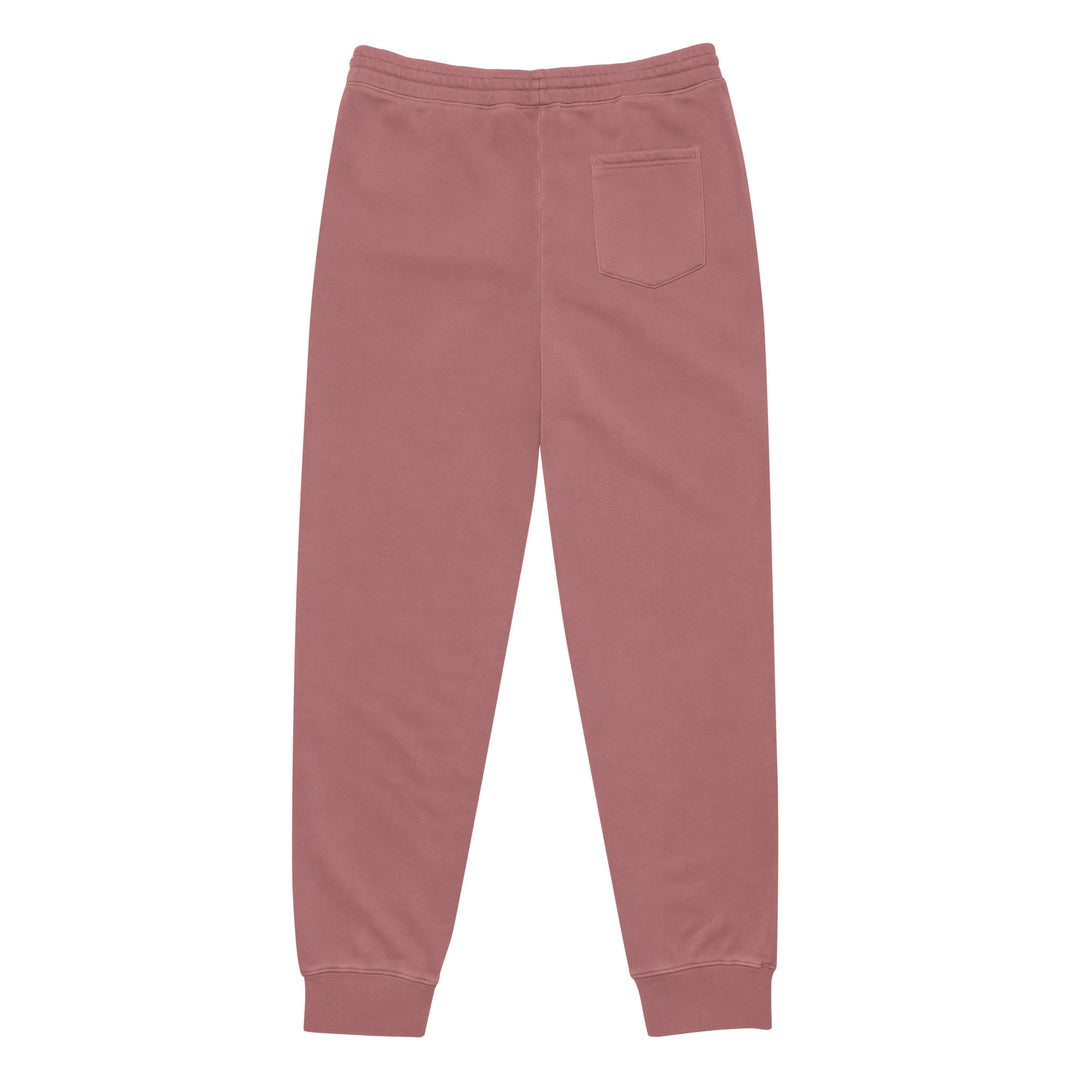 Triangle Watermelon - Women Pigment-Dyed Sweatpants, Pigment Dyed Sweatpants Pigment Maroon