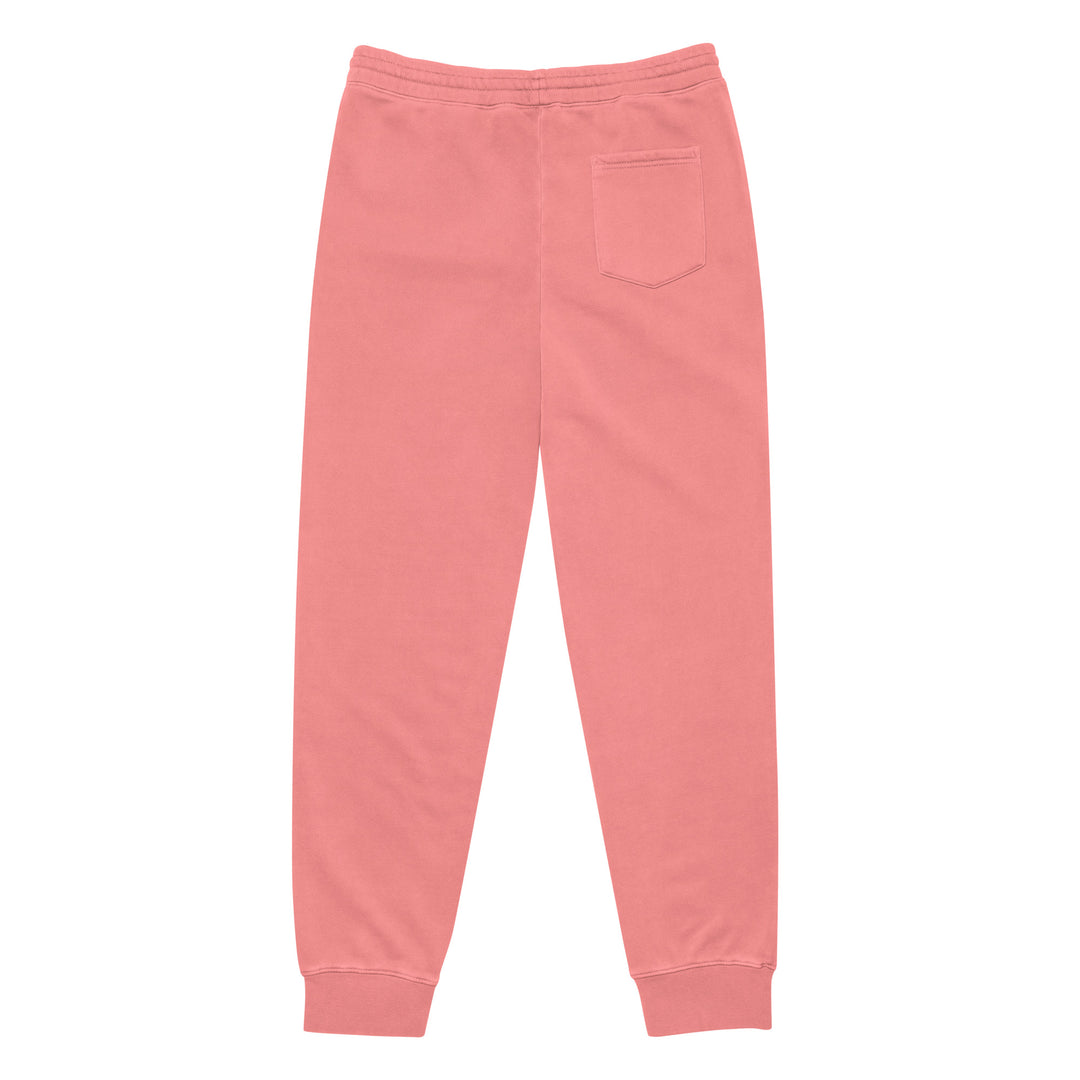 Triangle Watermelon - Women Pigment-Dyed Sweatpants, Pigment Dyed Sweatpants Pigment Pink