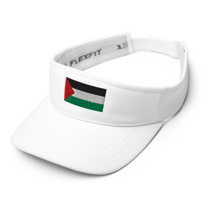 Visor - Palestine Flag, Visor White
