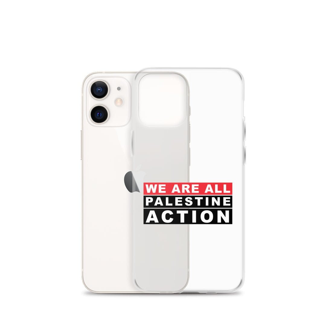 We Are All Palestine Action - Clear Case for iPhone®, iPhone iPhone 12 Mini Case With Phone