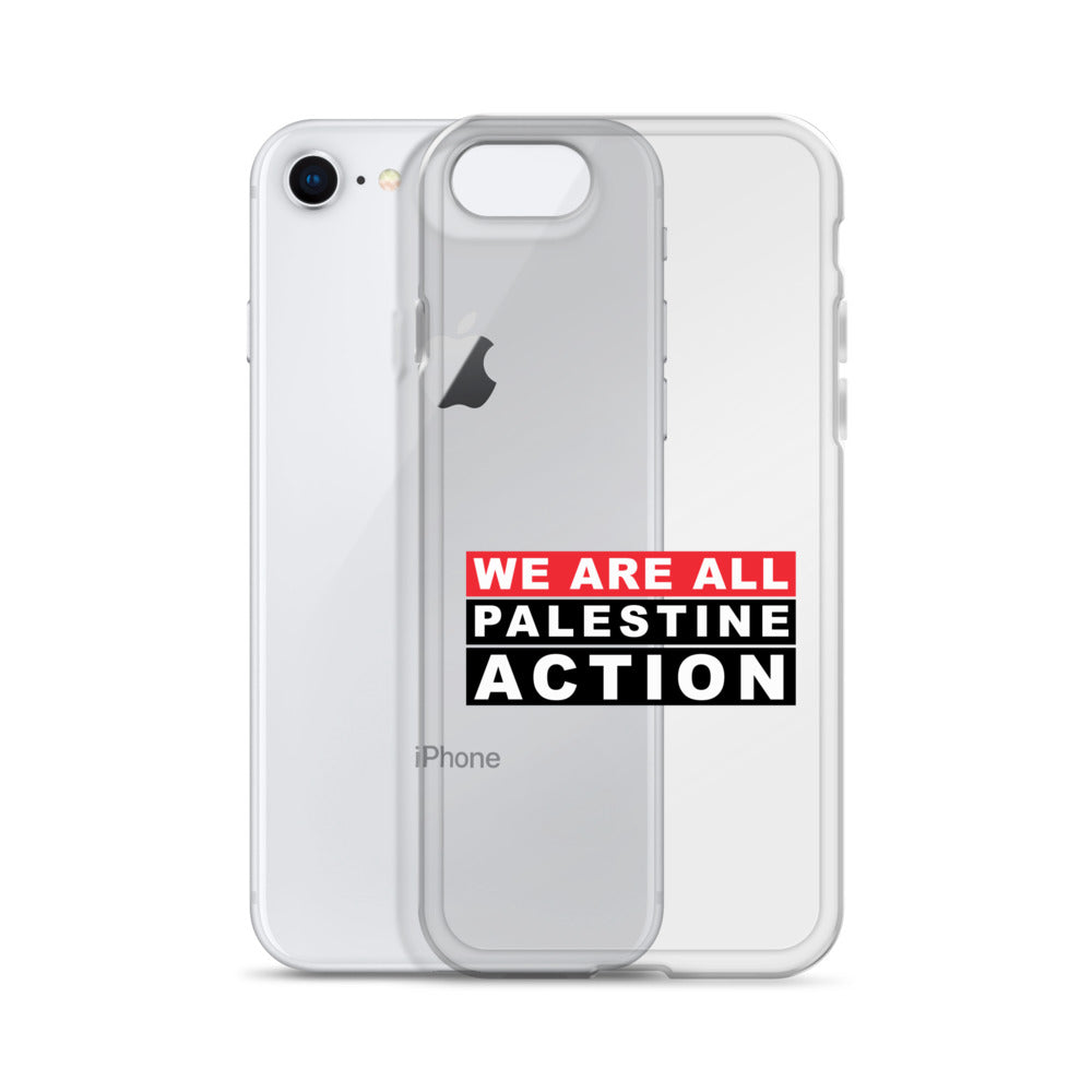 We Are All Palestine Action - Clear Case for iPhone®, iPhone iPhone 7 8 Case With Phone