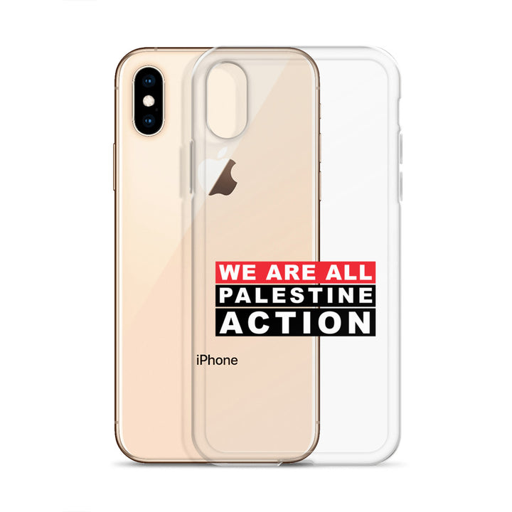 We Are All Palestine Action - Clear Case for iPhone®, iPhone iPhone X Xs Case With Phone