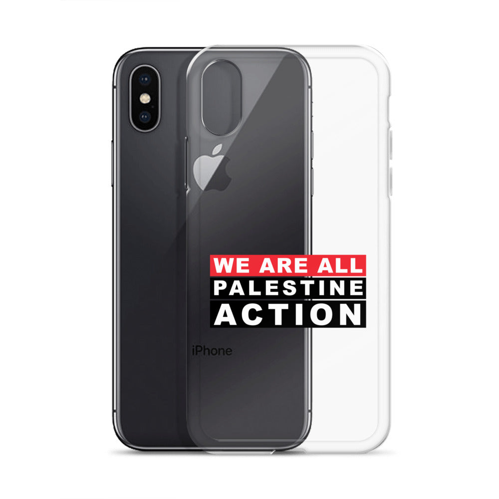 We Are All Palestine Action - Clear Case for iPhone®, iPhone iPhone X Xs Case With Phone