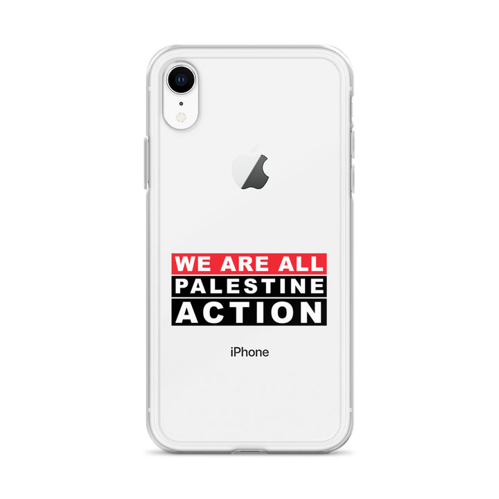We Are All Palestine Action - Clear Case for iPhone®, iPhone iPhone Xr Case On Phone