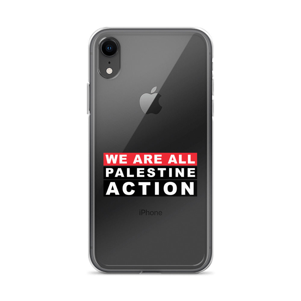We Are All Palestine Action - Clear Case for iPhone®, iPhone iPhone Xr Case On Phone
