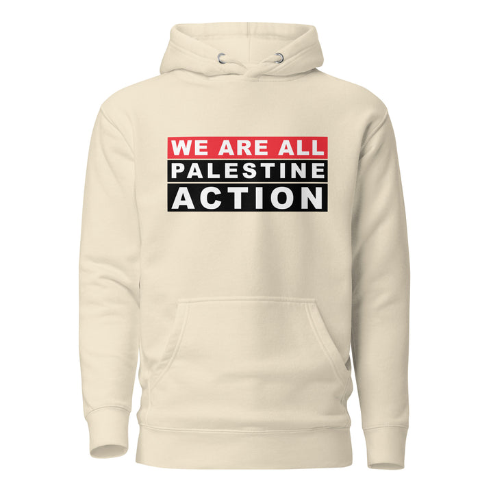 We Are All Palestine Action - Men’s Hoodie, Cotton Heritage M2580 I Unisex Premium Pullover Hoodie Bone