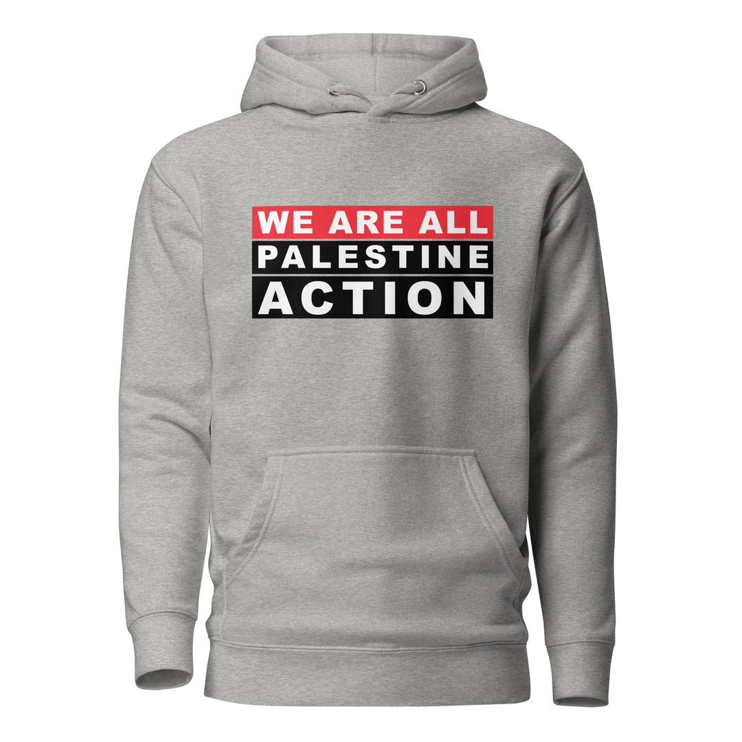 We Are All Palestine Action - Men’s Hoodie, Cotton Heritage M2580 I Unisex Premium Pullover Hoodie Carbon Grey