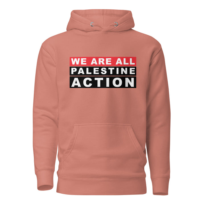 We Are All Palestine Action - Men’s Hoodie, Cotton Heritage M2580 I Unisex Premium Pullover Hoodie Dusty Rose
