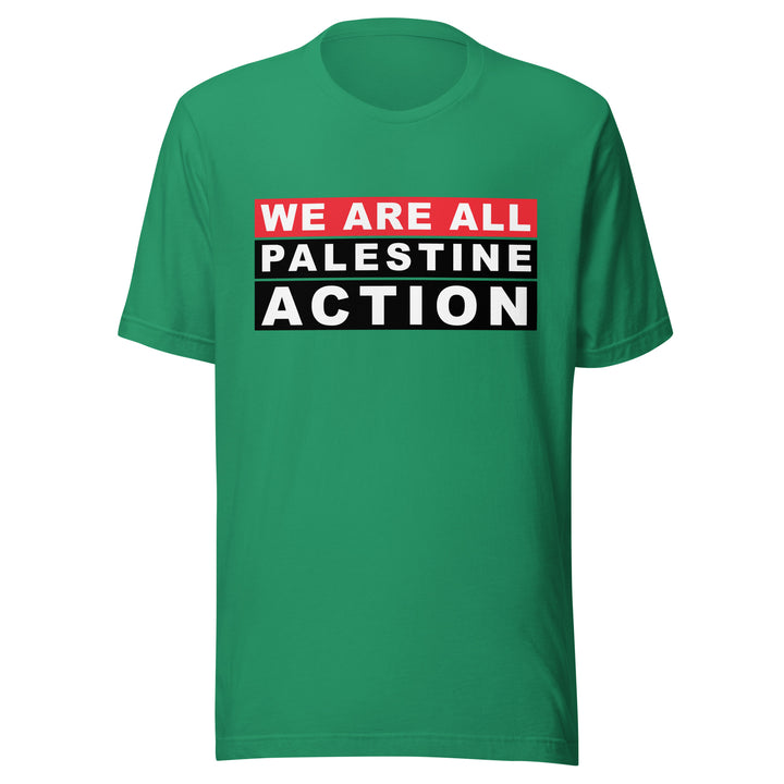 We Are All Palestine Action - Men’s T-Shirt, T Shirt Kelly