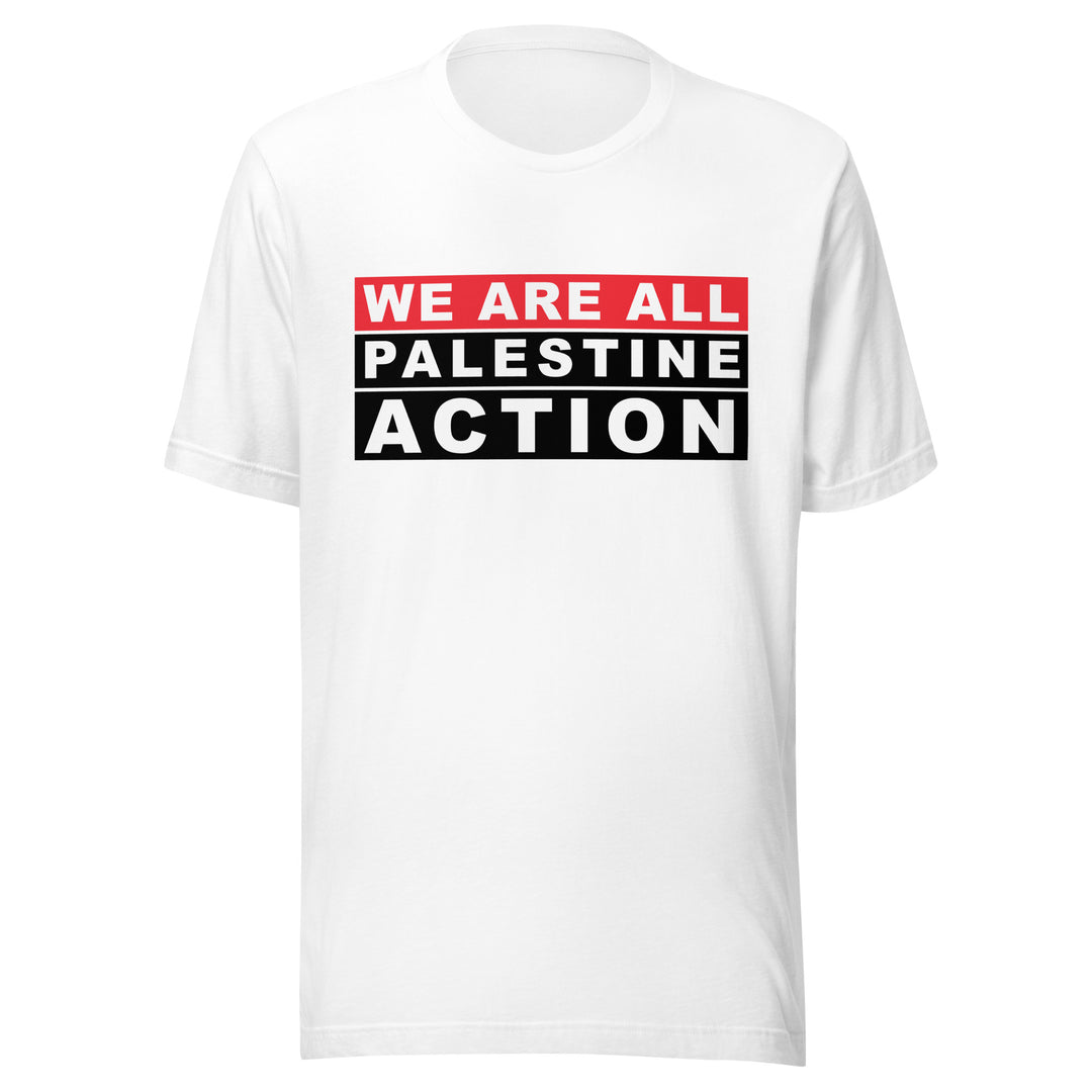 We Are All Palestine Action - Men’s T-Shirt, T Shirt White