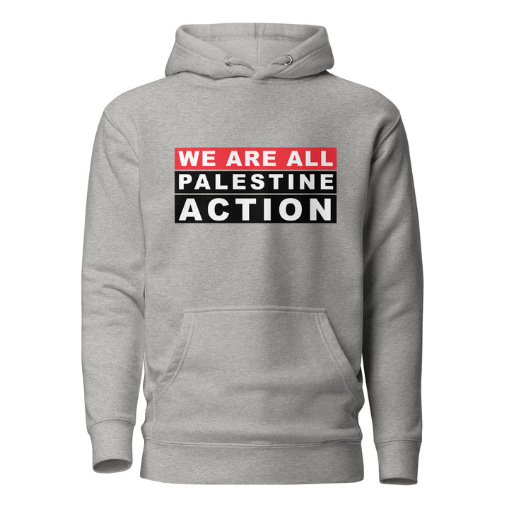 We Are All Palestine Action - Women’s Hoodie, Cotton Heritage M2580 I Unisex Premium Pullover Hoodie Carbon Grey