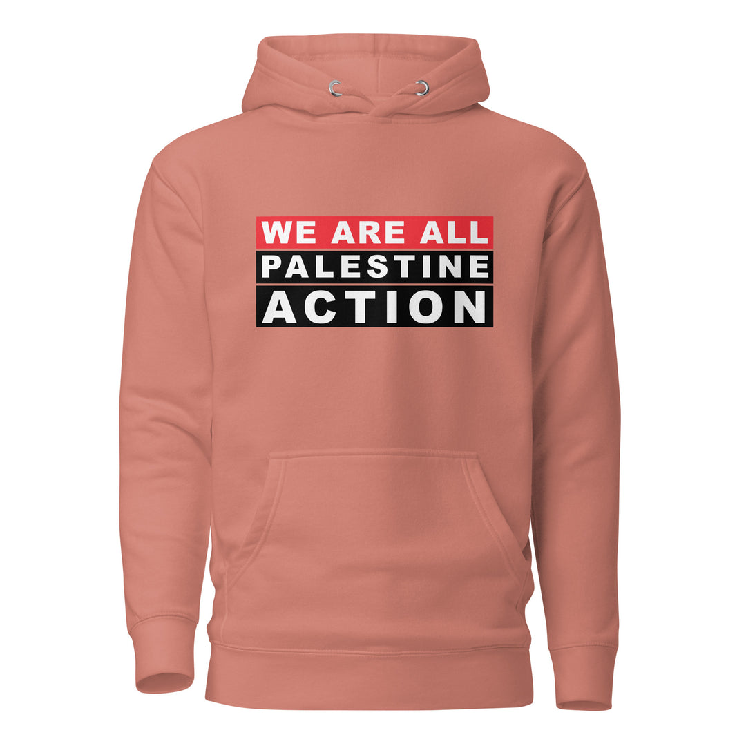 We Are All Palestine Action - Women’s Hoodie, Cotton Heritage M2580 I Unisex Premium Pullover Hoodie Dusty Rose