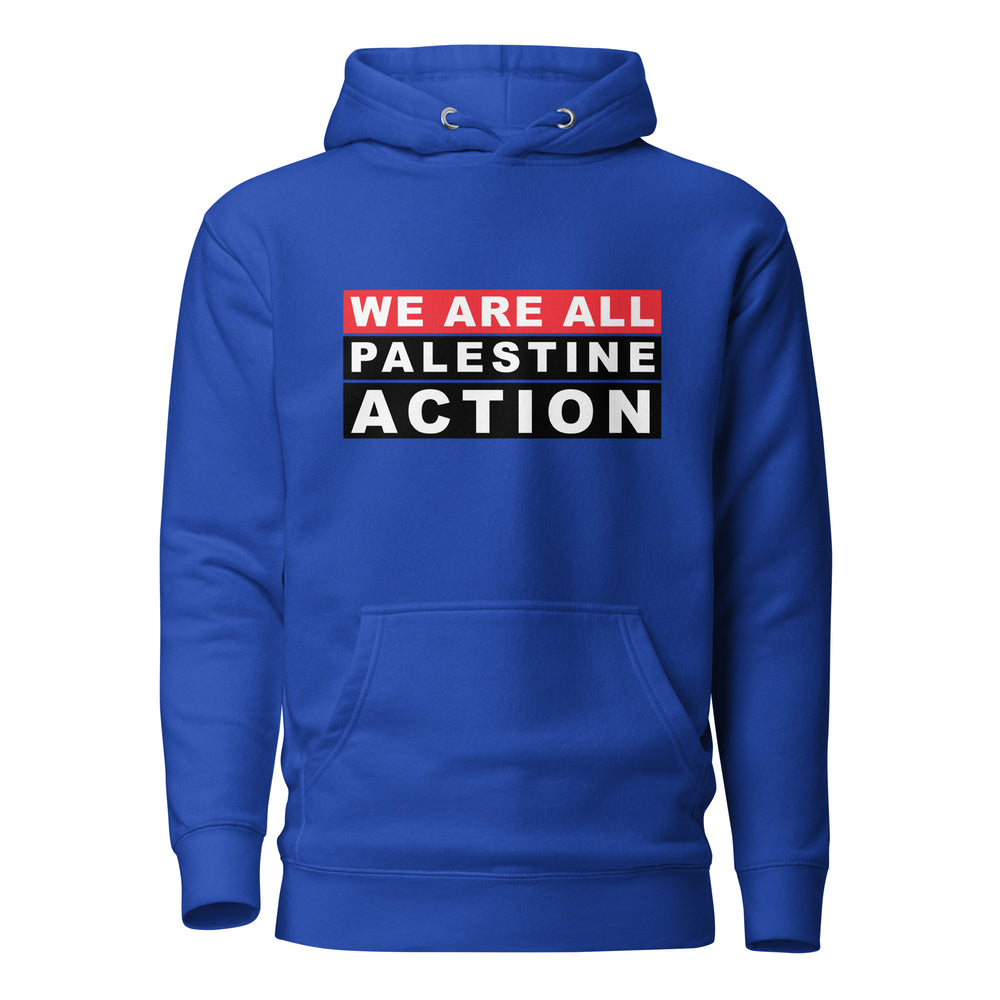 We Are All Palestine Action - Women’s Hoodie, Cotton Heritage M2580 I Unisex Premium Pullover Hoodie Team Royal