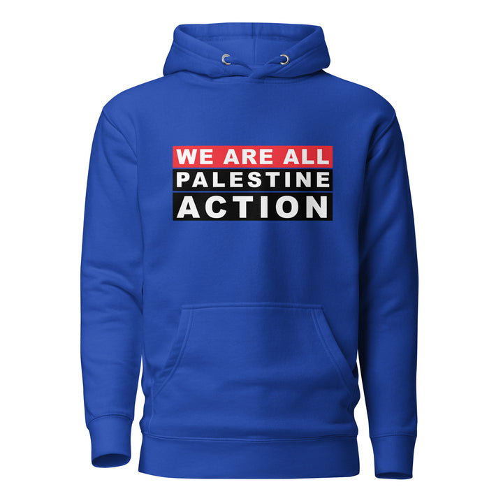 We Are All Palestine Action - Women’s Hoodie, Cotton Heritage M2580 I Unisex Premium Pullover Hoodie Team Royal