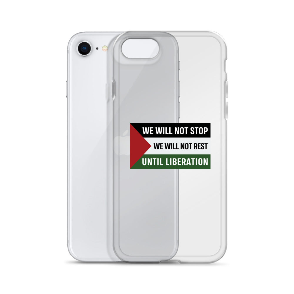 We Will Not Stop - Clear Case for iPhone®, iPhone iPhone Se Case With Phone