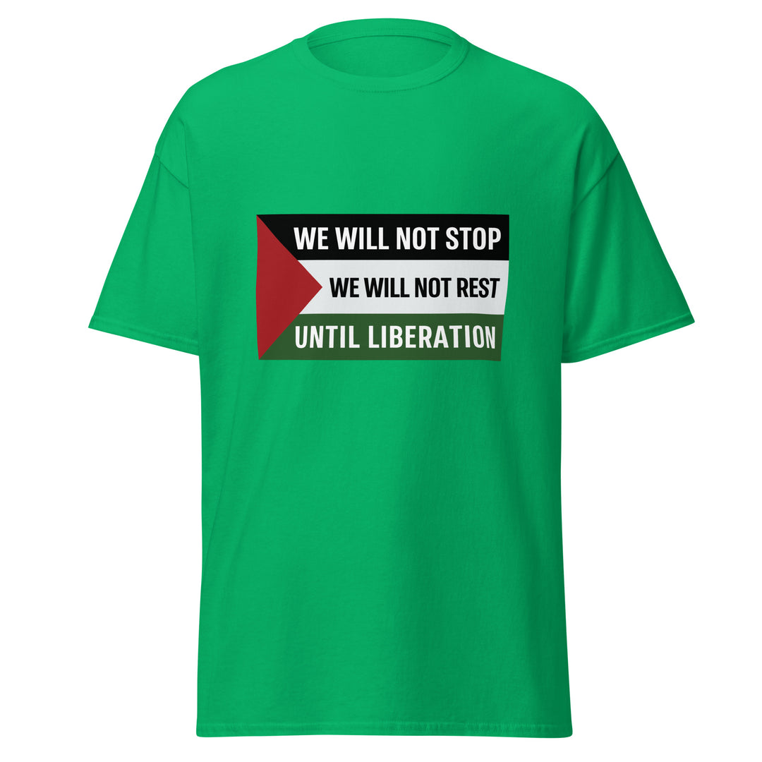 We Will Not Stop - Men’s Classic Tee, Irish Green