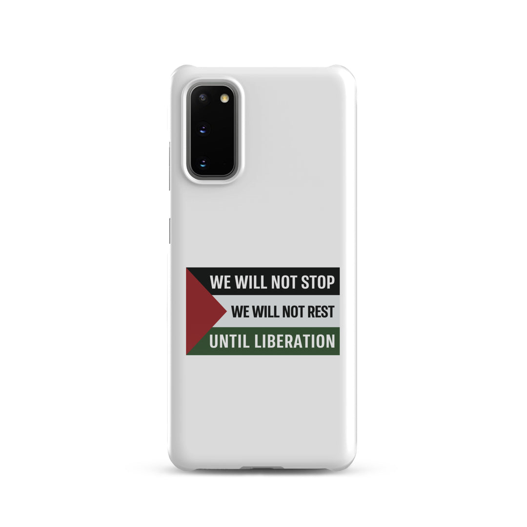 We Will Not Stop - Snap Case for Samsung®, Samsung Glossy Samsung Galaxy S20