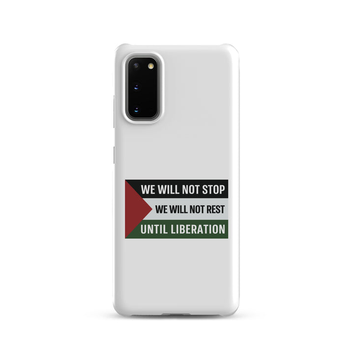 We Will Not Stop - Snap Case for Samsung®, Samsung Matte Samsung Galaxy S20