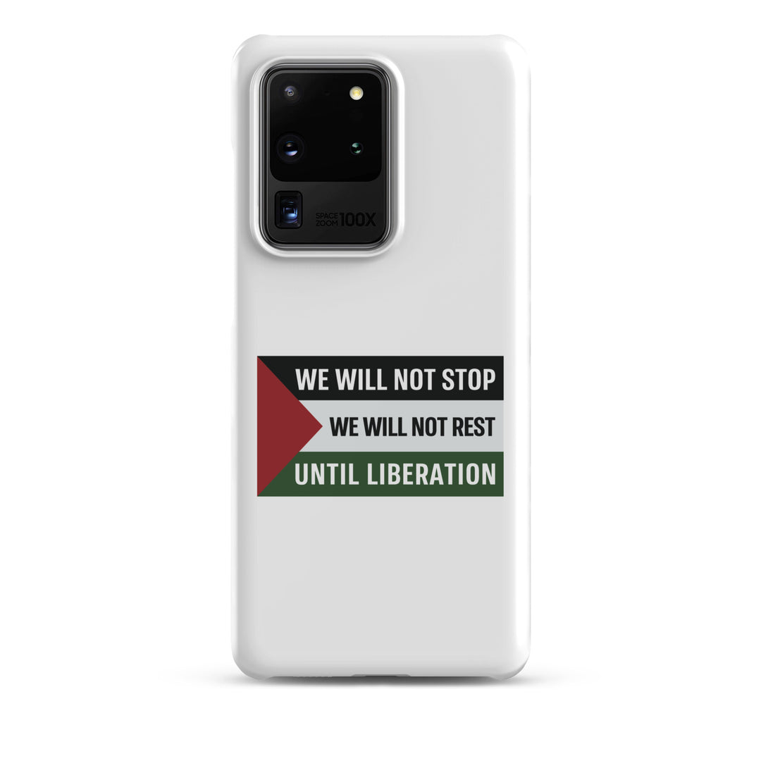 We Will Not Stop - Snap Case for Samsung®, Samsung Matte Samsung Galaxy S20 Ultra