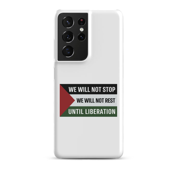 We Will Not Stop - Snap Case for Samsung®, Samsung Matte Samsung Galaxy S21 Ultra
