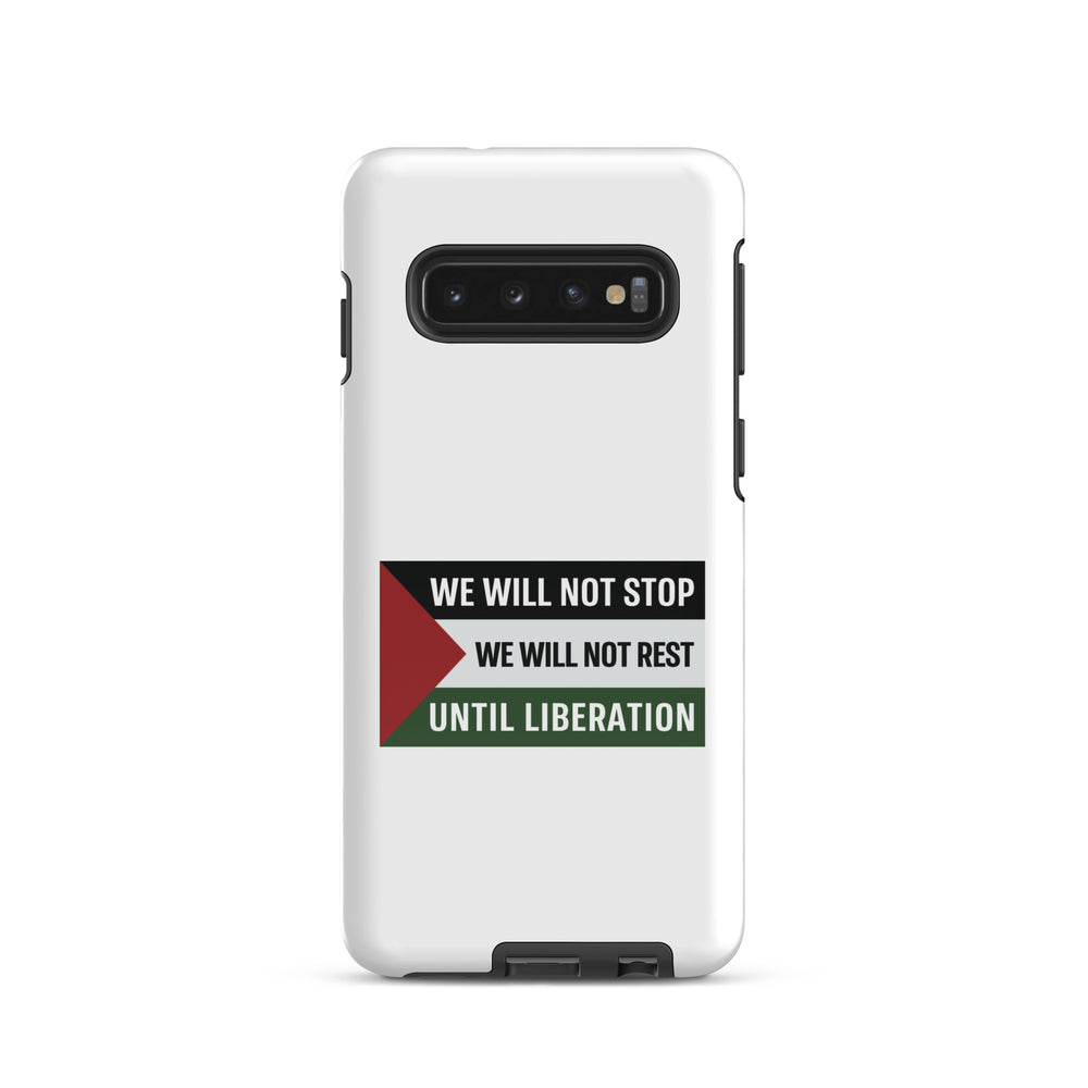 We Will Not Stop - Tough case for Samsung®, Samsung Glossy Samsung Galaxy S10