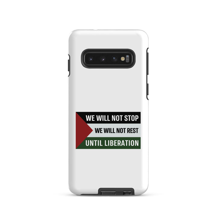 We Will Not Stop - Tough case for Samsung®, Samsung Matte Samsung Galaxy S10