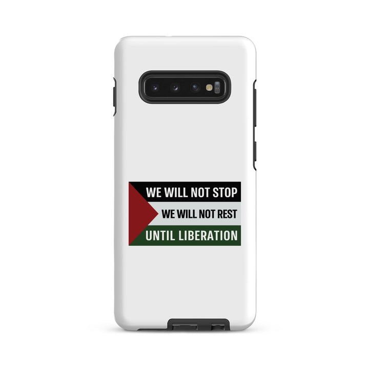 We Will Not Stop - Tough case for Samsung®, Samsung Matte Samsung Galaxy S10 Plus