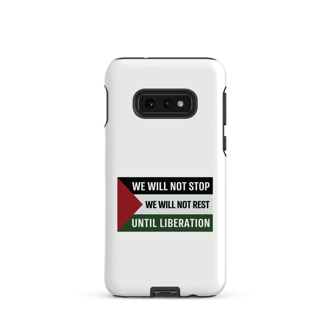 We Will Not Stop - Tough case for Samsung®, Samsung Matte Samsung Galaxy S10e