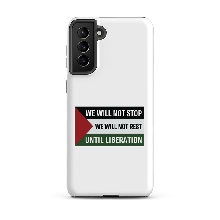 We Will Not Stop - Tough case for Samsung®, Samsung Matte Samsung Galaxy S21 Plus