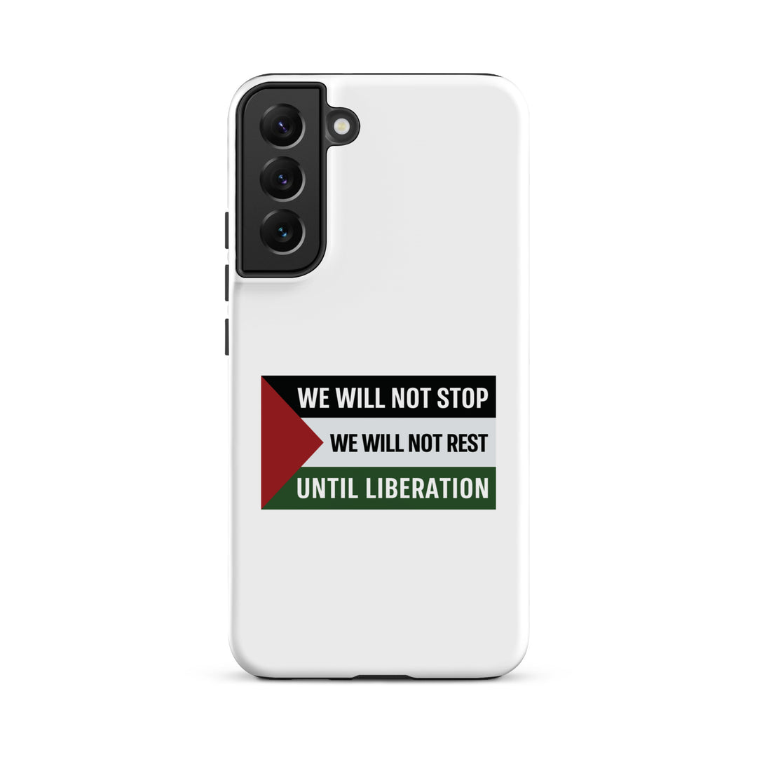 We Will Not Stop - Tough case for Samsung®, Samsung Matte Samsung Galaxy S22 Plus