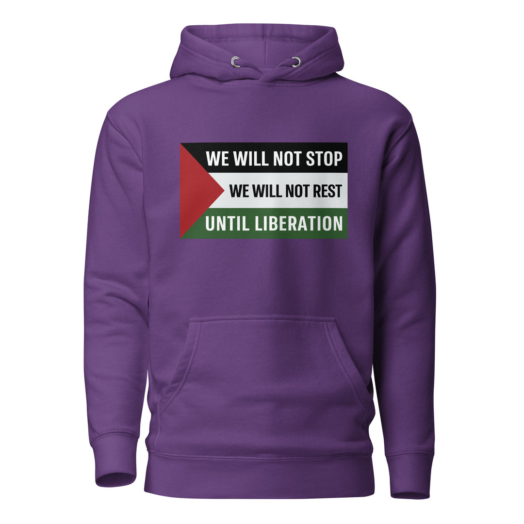 We Will Not Stop - Women Hoodie, Cotton Heritage M2580 I Unisex Premium Pullover Hoodie Purple