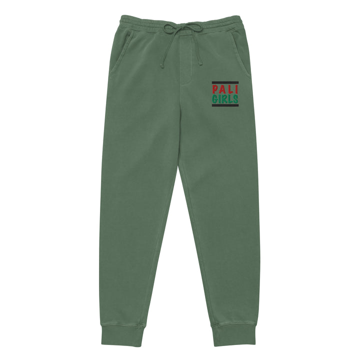 Palestinian Girls - Women Pigment-Dyed Sweatpants, Pigment Dyed Sweatpants Pigment Alpine Green