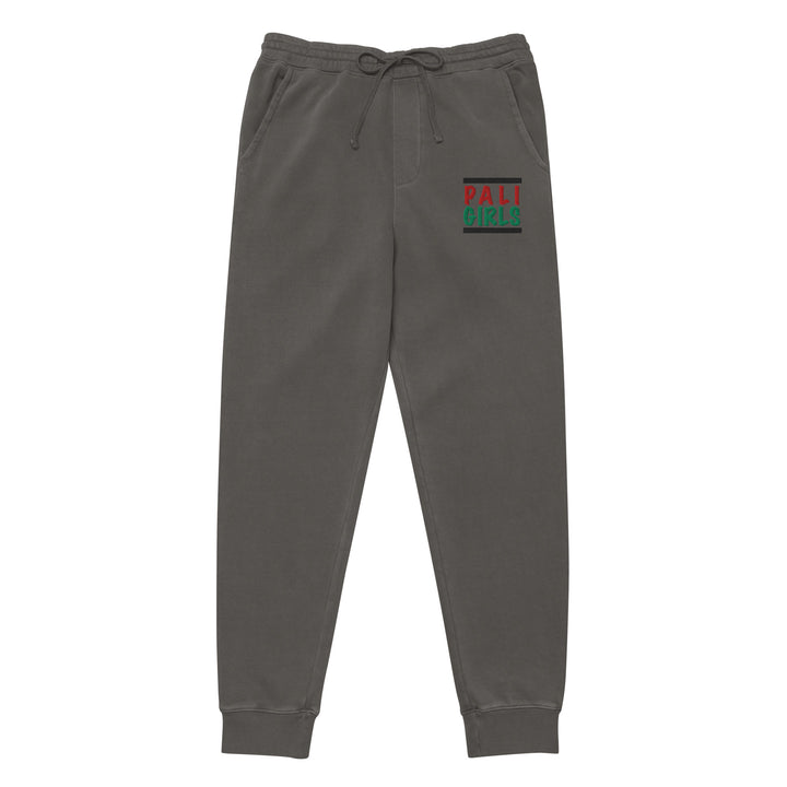 Palestinian Girls - Women Pigment-Dyed Sweatpants, Pigment Dyed Sweatpants Pigment Black